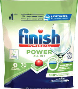 Finish Power All in 1 0% tablety do myčky nádobí