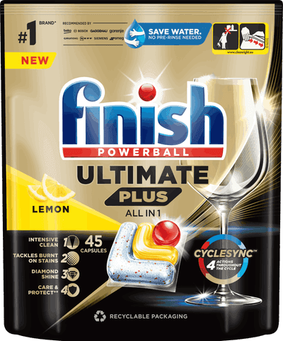 Finish Ultimate Plus All in 1 kapsle do myčky nádobí Lemon